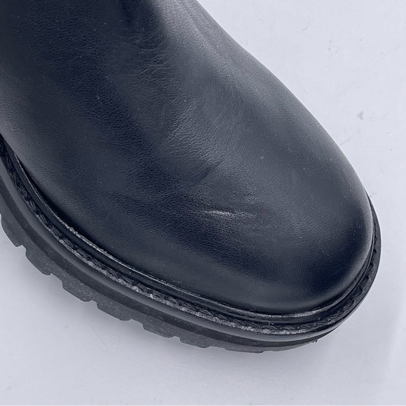 NEW Everlane Black Leather Lug Sole Chelsea Bootie in‎ Size 5.5 - Picture 14 of 14